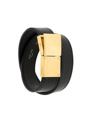 [CELINE] 올드셀린느 클래식 스트랩 가죽 팔찌 (Classic Double Strap Leather Bracelet)