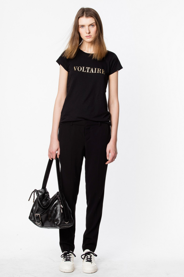 [Zadig&Voltaire] 쟈딕앤볼테르 티셔츠 T-SHIRT SKINNY VOLTAIRE
